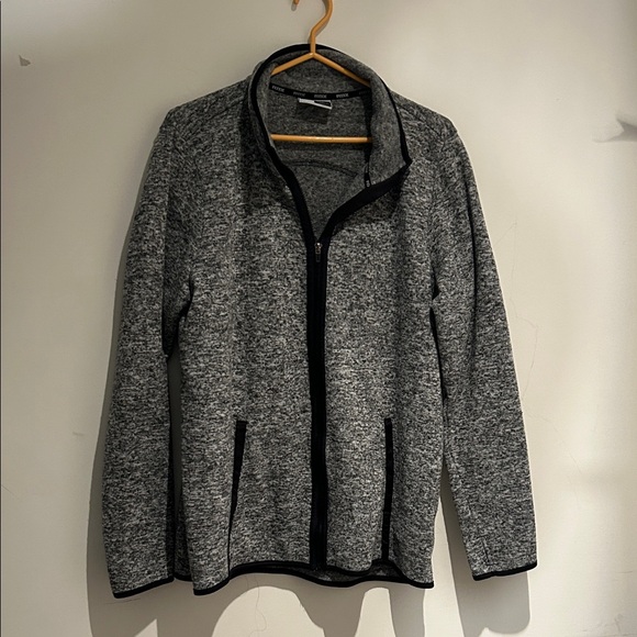 Reebok Gray Zip-Up Jacket - Picture 1 of 4